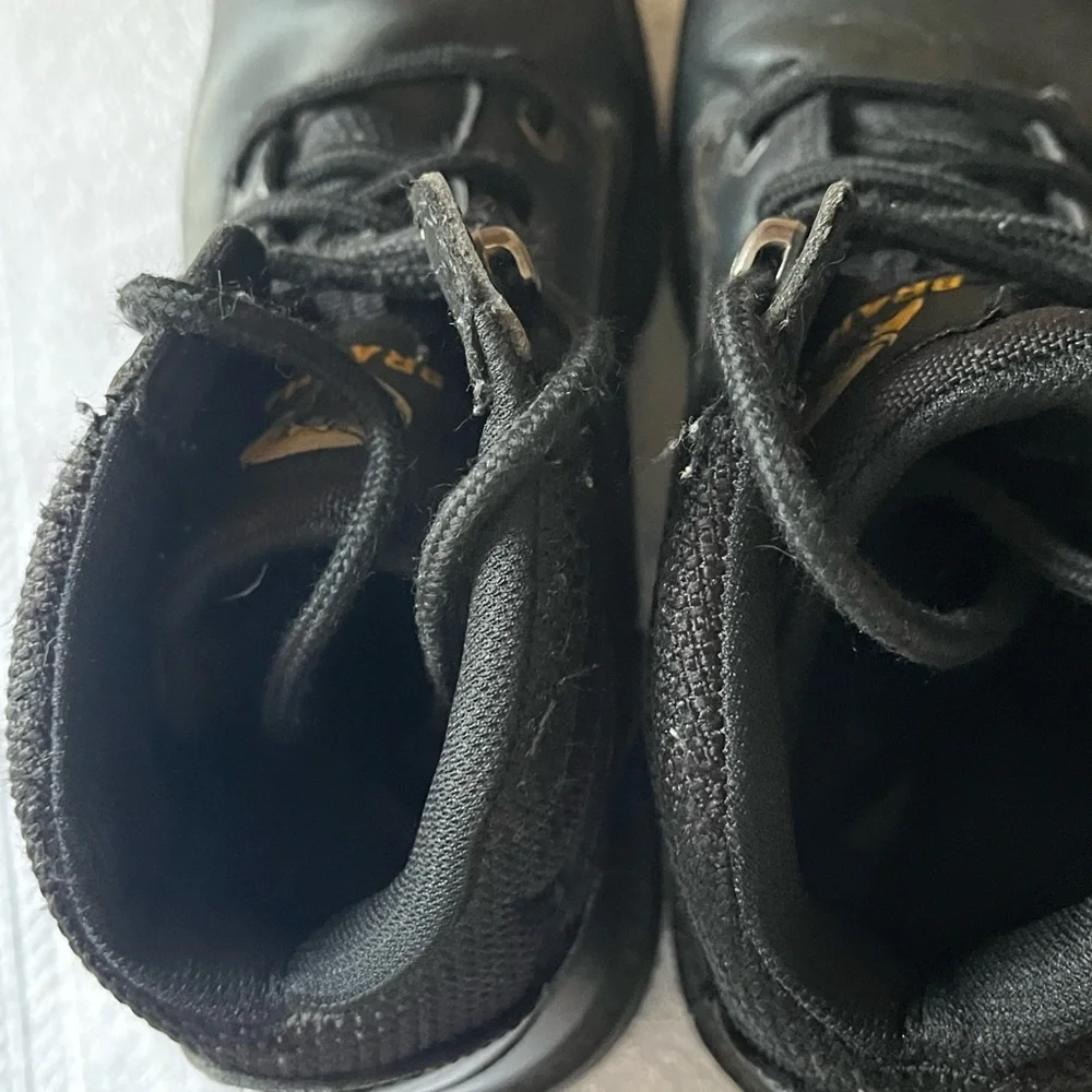 Brahma Black Steel Toe Boots Sz 9 1/2W
